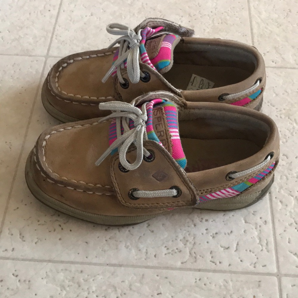 Size 8.5 Toddler Girl Sperry Shoes